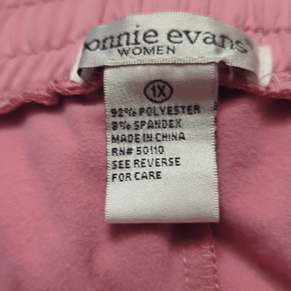 Bonnie Evans Pink Shorts Size 1X NWT MSRP $32 - Picture 4 of 4
